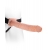 Фаллопротез телесного цвета Hollow Strap-On - 29 см. - Pipedream - купить с доставкой в Миассе