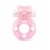 Розовое эрекционное виброкольцо в форме мишки - 1137 - в Миассе купить с доставкой