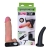 Страпон с 2 насадками и вибрацией UniStrap - 19 и 12 см. - LOVETOY (А-Полимер) - купить с доставкой в Миассе