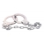 Наручники из металла с длинной цепочкой CHROME HANDCUFFS METAL HANDCUFFS W. KEY - NMC - купить с доставкой в Миассе