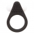 Чёрное эрекционное кольцо LIT-UP SILICONE STIMU RING 1 BLACK - Dream Toys - в Миассе купить с доставкой