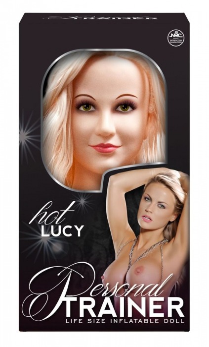 Надувная кукла с вибрацией и 2 любовными отверстиями Hot Lucy Lifesize Love Doll - NMC - в Миассе купить с доставкой