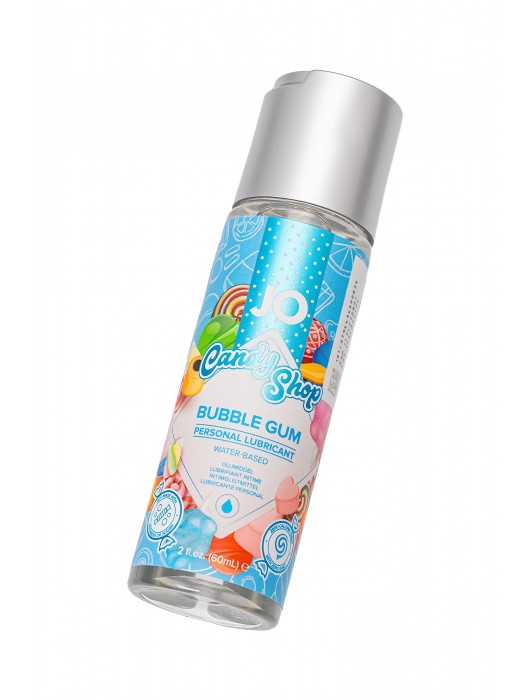 Смазка на водной основе Candy Shop Bubblegum с ароматом жвачки - 60 мл. - System JO - купить с доставкой в Миассе
