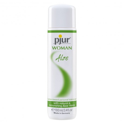 Лубрикант на водной основе pjur WOMAN Aloe - 100 мл. - Pjur - купить с доставкой в Миассе