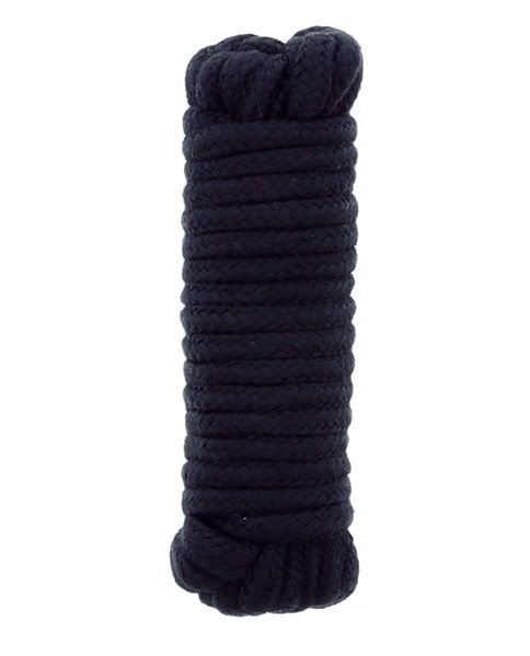 Чёрная веревка для связывания BONDX LOVE ROPE - 5 м. - Dream Toys - купить с доставкой в Миассе