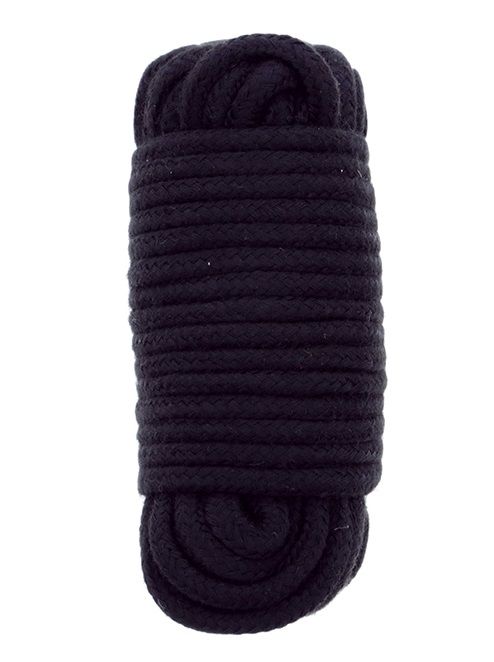 Черная веревка для связывания BONDX LOVE ROPE - 10 м. - Dream Toys - купить с доставкой в Миассе