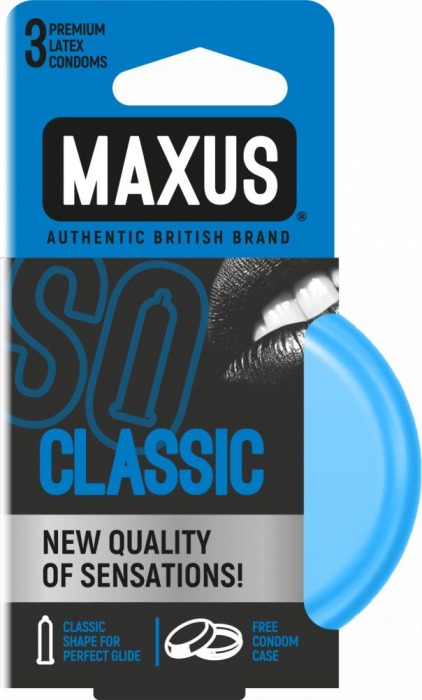 Классические презервативы в железном кейсе MAXUS Classic - 3 шт. - Maxus - купить с доставкой в Миассе