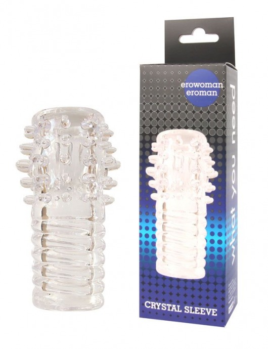 Прозрачная насадка на фаллос - 10 см. - Erowoman-Eroman - в Миассе купить с доставкой