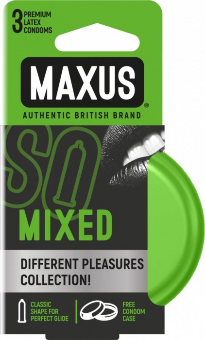 Презервативы в железном кейсе MAXUS Mixed - 3 шт. - Maxus - купить с доставкой в Миассе