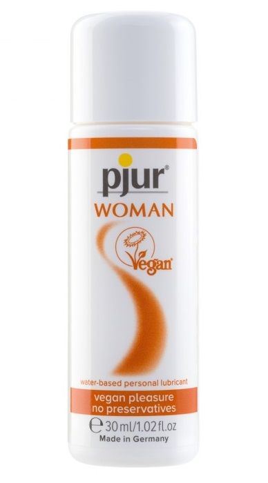Лубрикант pjur WOMAN Vegan на водной основе - 30 мл. - Pjur - купить с доставкой в Миассе