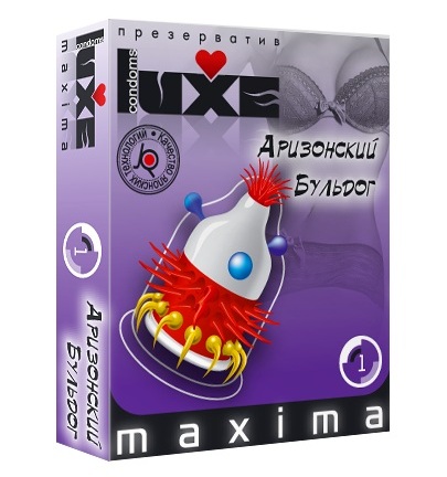 Презерватив LUXE Maxima  Аризонский Бульдог  - 1 шт. - Luxe - купить с доставкой в Миассе