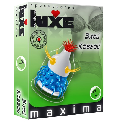 Презерватив LUXE Maxima  Злой Ковбой  - 1 шт. - Luxe - купить с доставкой в Миассе