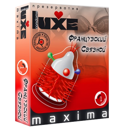 Презерватив LUXE Maxima  Французский связной  - 1 шт. - Luxe - купить с доставкой в Миассе
