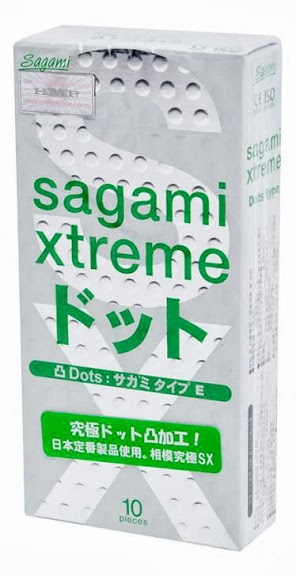 Презервативы Sagami Xtreme Type-E с точками - 10 шт. - Sagami - купить с доставкой в Миассе
