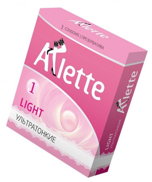 Ультратонкие презервативы Arlette Light - 3 шт. - Arlette - купить с доставкой в Миассе