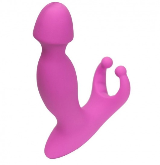 Розовый стимулятор простаты с усиками - 15 см. - 4sexdreaM - в Миассе купить с доставкой