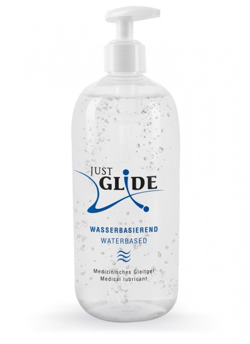 Гель-смазка на водной основе Just Glide с дозатором - 500 мл. - Orion - купить с доставкой в Миассе