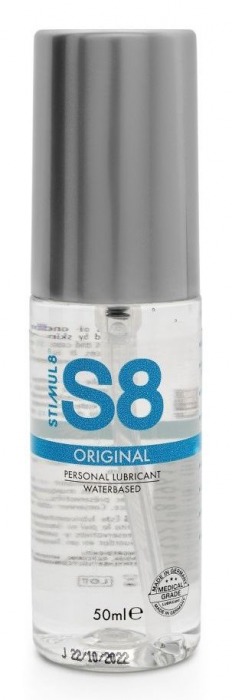 Универсальный лубрикант на водной осноdе S8 Original Lube - 50 мл. - Stimul8 - купить с доставкой в Миассе