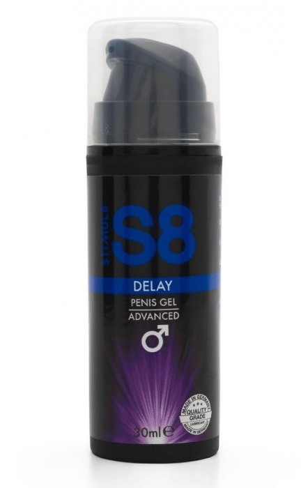 Пролонгирующий гель для мужчин S8 Delay Gel - 30 мл. - Stimul8 - купить с доставкой в Миассе