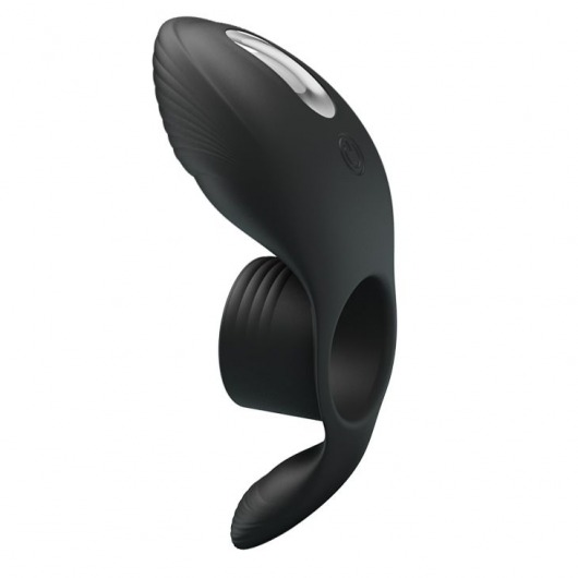 Черное кольцо на пенис с вибрацией Vibration Penis Sleeve - Baile - в Миассе купить с доставкой