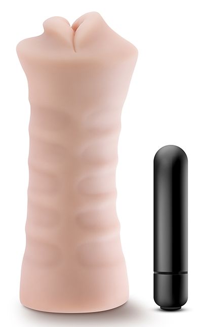 Телесный мастурбатор-ротик Angie - Blush Novelties - в Миассе купить с доставкой