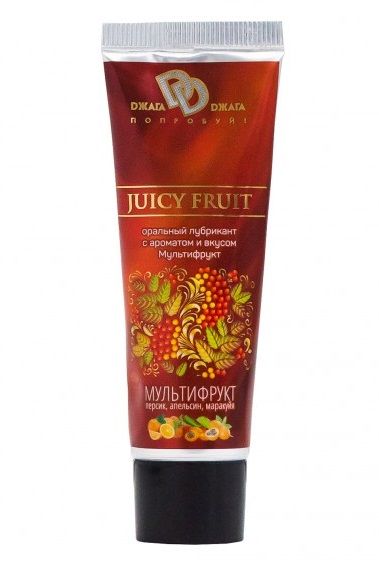 Интимный съедобный лубрикант JUICY FRUIT с ароматом фруктов - 30 мл. - БиоМед - купить с доставкой в Миассе