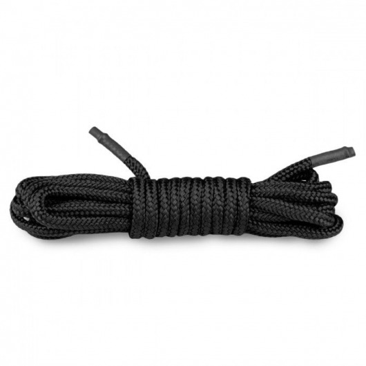Черная веревка для бондажа Easytoys Bondage Rope - 5 м. - Easy toys - купить с доставкой в Миассе
