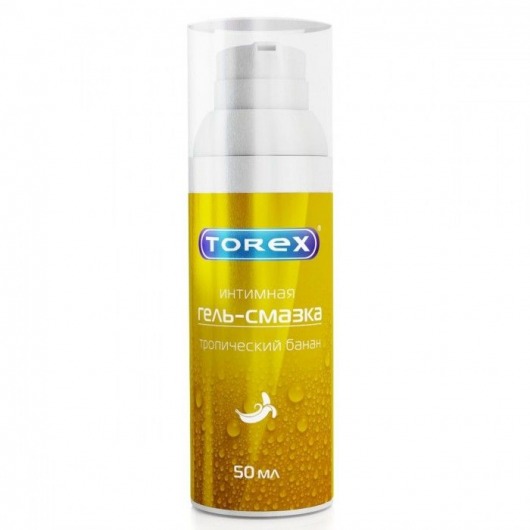 Гель-смазка на водной основе Torex  Тропический банан  - 50 мл. - Torex - купить с доставкой в Миассе