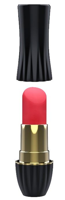 Клиторальный стимулятор-помада LIPSTICK - 9,3 см. - Dream Toys - купить с доставкой в Миассе
