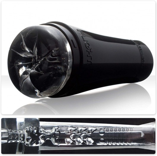 Черный мастурбатор-анус Fleshlight - Flight Pilot - Fleshlight - в Миассе купить с доставкой