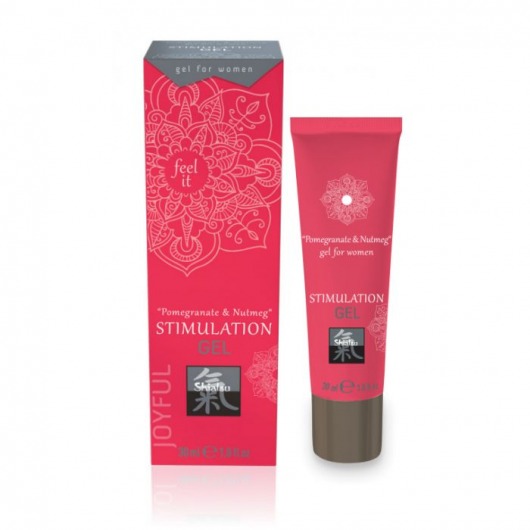 Возбуждающий интимный гель для двоих STIMULATION GEL Pomegranate   Nutmeg - 30 мл. - Shiatsu - купить с доставкой в Миассе