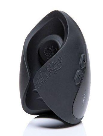 Черный инновационный мужской вибратор PULSE SOLO ESSENTIAL - Hot Octopuss - в Миассе купить с доставкой