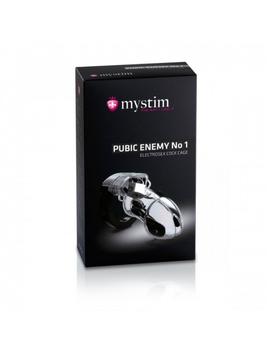 Пояс верности с электростимуляцией Pubic Enemy №1 - MyStim - купить с доставкой в Миассе