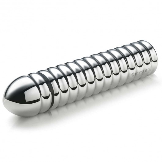 Рельефный фаллос для интенсивного электросекса Groovey George - 20 см. - MyStim - купить с доставкой в Миассе