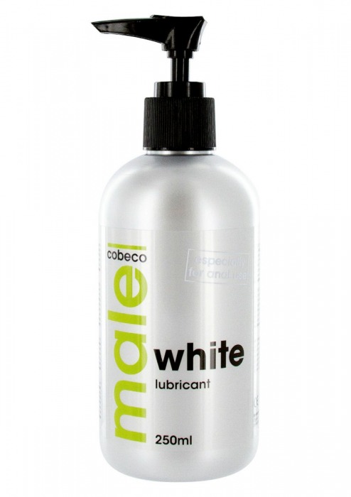 Анальная смазка на водной основе MALE Cobeco White Lubricant - 250 мл. - Cobeco - купить с доставкой в Миассе