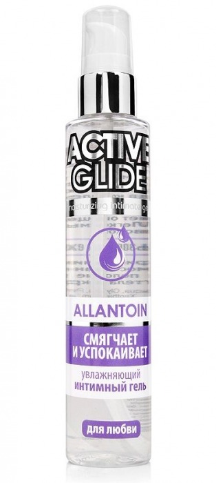 Увлажняющий интимный гель Active Glide Allantoin - 100 гр. - Биоритм - купить с доставкой в Миассе