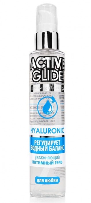 Увлажняющий интимный гель Active Glide Hyaluronic - 100 гр. - Биоритм - купить с доставкой в Миассе