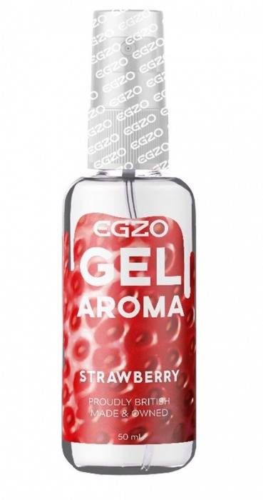 Интимный лубрикант EGZO AROMA с ароматом клубники - 50 мл. - EGZO - купить с доставкой в Миассе