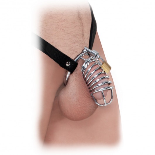 Кольцо верности Extreme Chastity Belt с фиксацией головки - Pipedream - купить с доставкой в Миассе