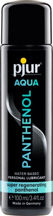 Лубрикант на водной основе с пантенолом pjur AQUA Panthenol - 100 мл. - Pjur - купить с доставкой в Миассе