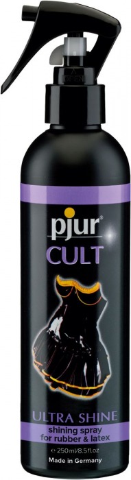 Спрей для ухода за одеждой из латекса pjur CULT Ultra Shine - 250 мл. - Pjur - купить с доставкой в Миассе