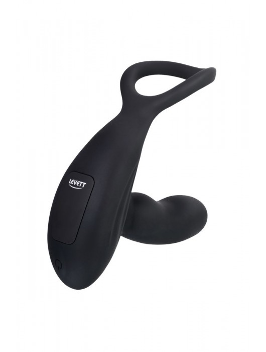 Черный стимулятор простаты Maud с вибрацией - Levett - в Миассе купить с доставкой