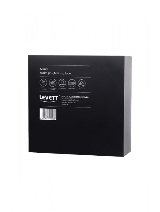 Черный стимулятор простаты Maud с вибрацией - Levett - в Миассе купить с доставкой