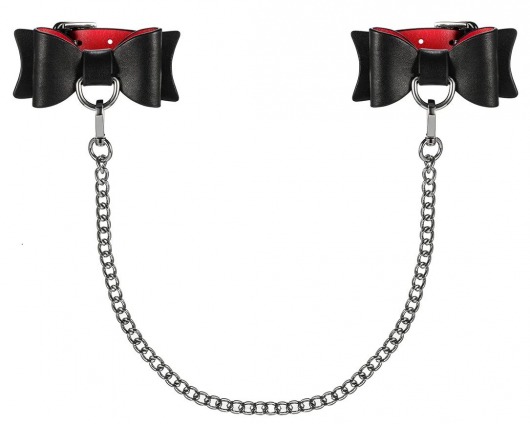 Элегантные манжеты со строгими бантиками - Obsessive - купить с доставкой в Миассе