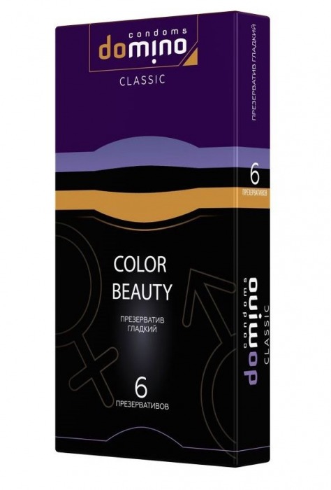 Разноцветные презервативы DOMINO Colour Beauty - 6 шт. - Domino - купить с доставкой в Миассе