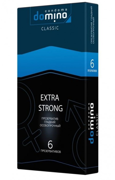 Суперпрочные презервативы DOMINO Extra Strong - 6 шт. - Domino - купить с доставкой в Миассе