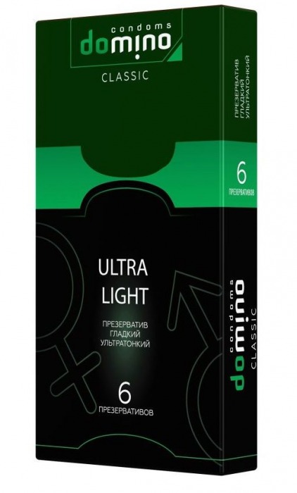 Супертонкие презервативы DOMINO Ultra Light - 6 шт. - Domino - купить с доставкой в Миассе