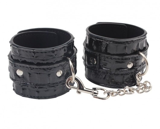 Черные наручники Surrender Wrist Restraints - Chisa - купить с доставкой в Миассе
