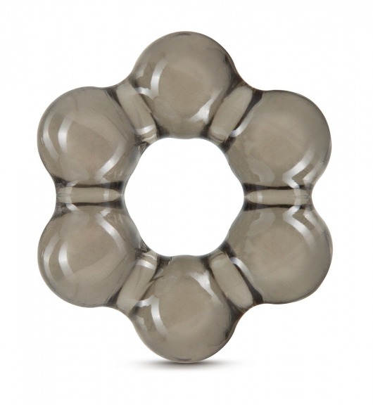 Дымчатое эрекционное кольцо Stay Hard Thick Bead Cock Ring - Blush Novelties - в Миассе купить с доставкой