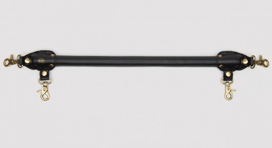 Черная распорка для ног Bound to You Faux Leather Spreader Bar - 50,8 см. - Fifty Shades of Grey - купить с доставкой в Миассе